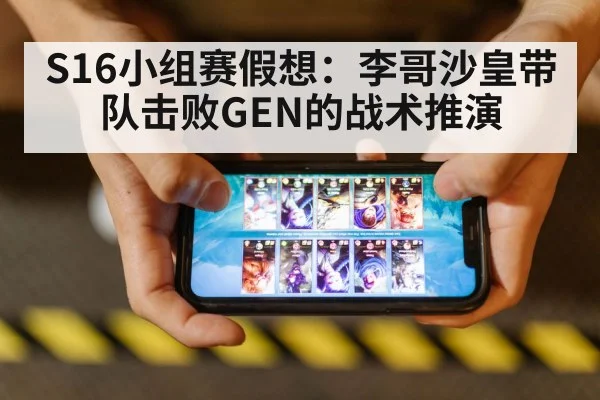 S16小组赛假想:李哥沙皇带队击败GEN的战术推演
